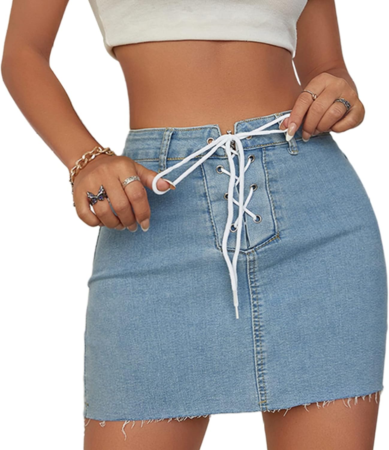 denim skirt