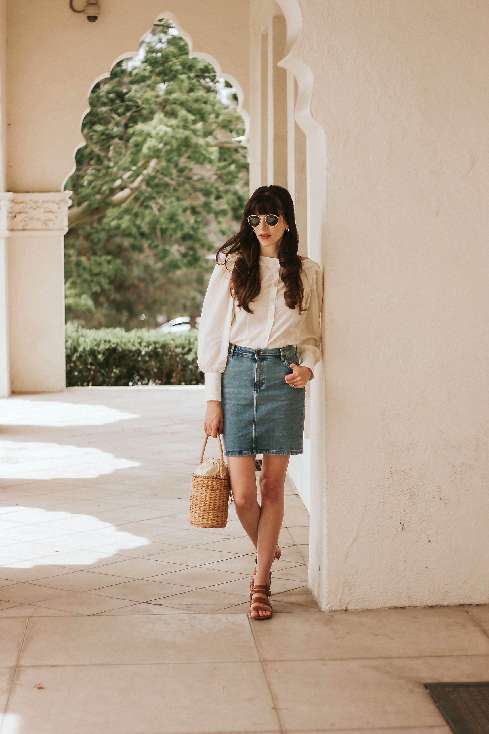 denim skirt