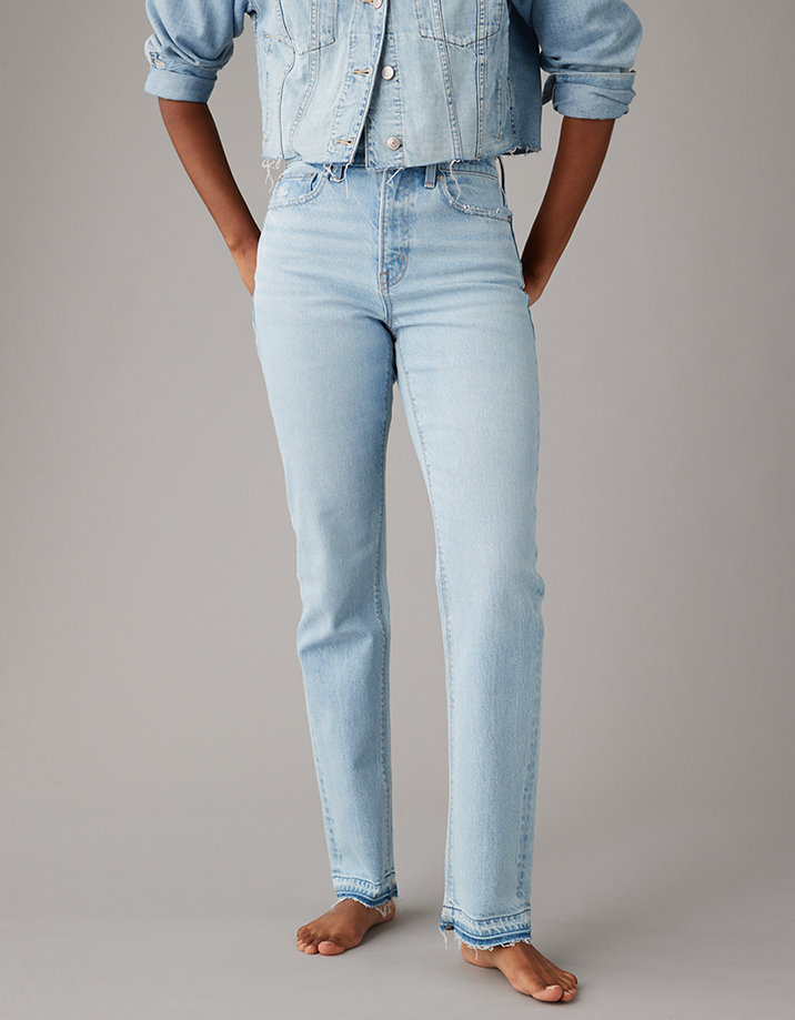 Super high waisted jeans have gained popularity in the fashion world for their unique style and flattering silhouette.
