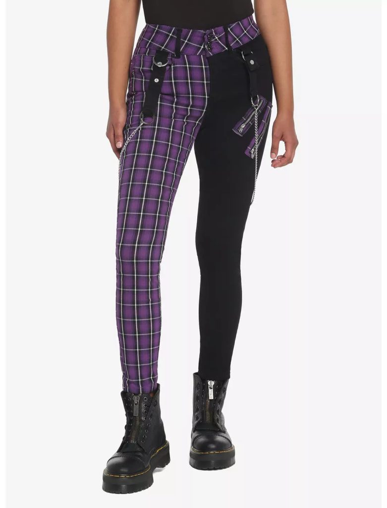 Black purple jeans are dynamic wardrobe essentials that offer a versatile canvas for creating stylish and expressive outfits.