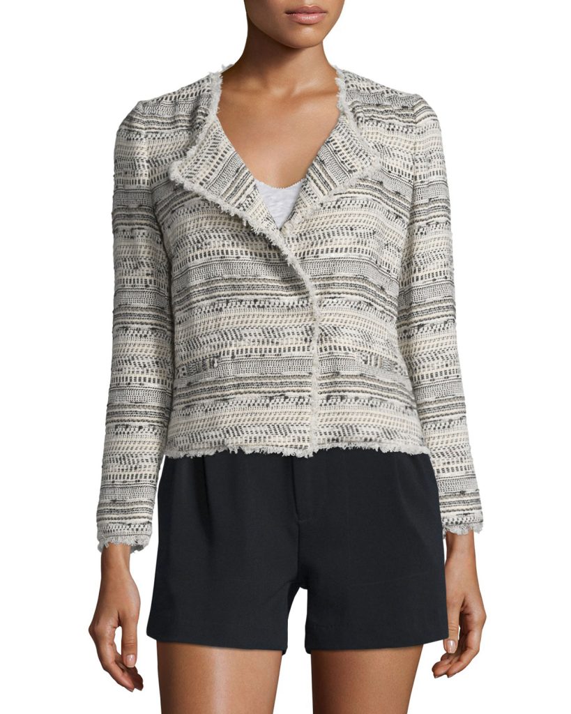 Women's tweed jacket are timeless classics that exude sophistication, elegance, and versatility. With their rich texture,