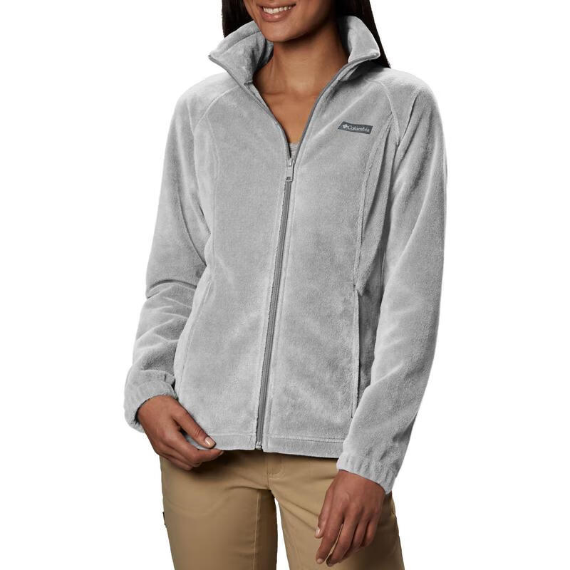 Women's columbia fleece jacket is not only a practical outerwear choice for chilly weather but also a versatile fashion staple that can