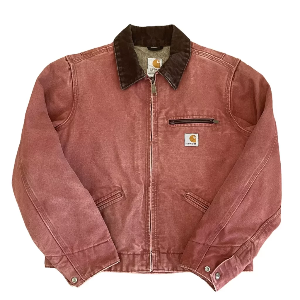 Pink carhartt jacket women's