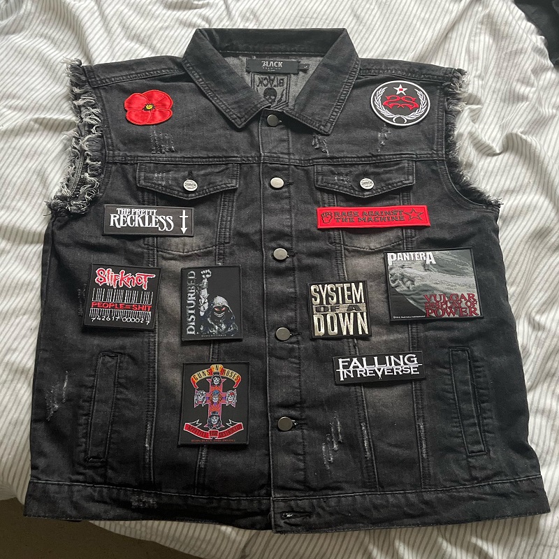 patch on a jacket