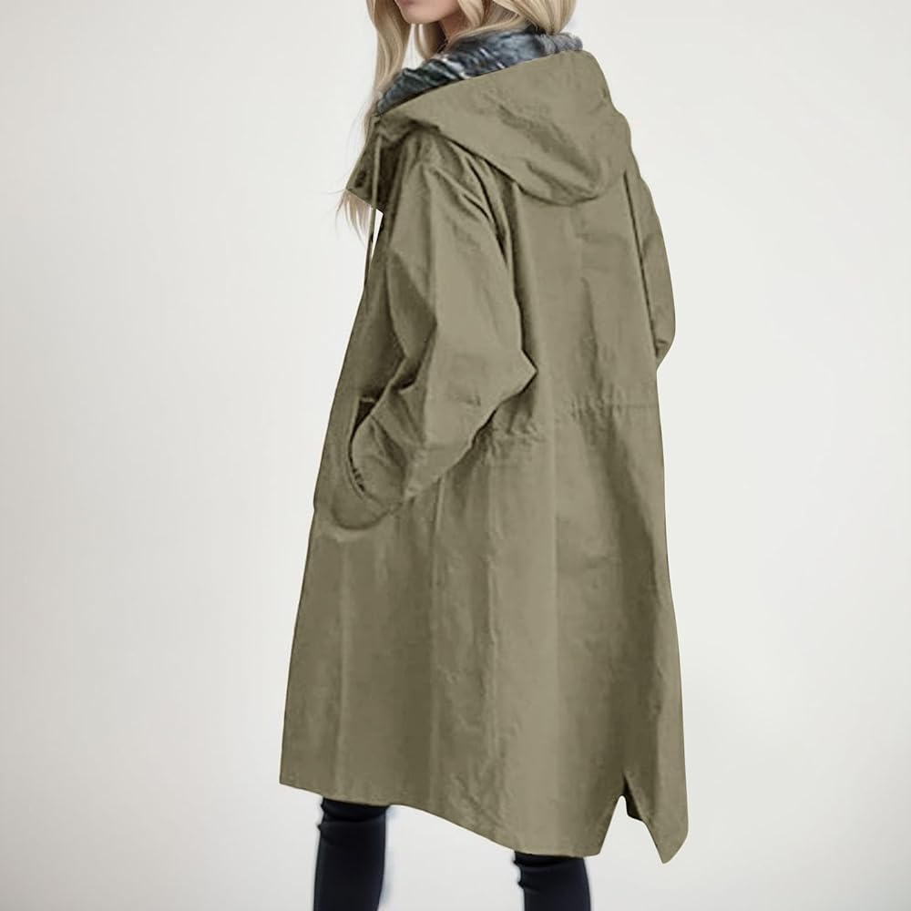 trench coat with hood