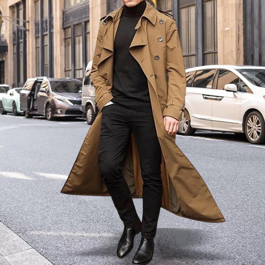 trench coat with hood