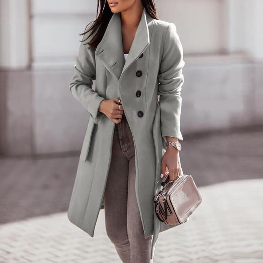 winter trench coat