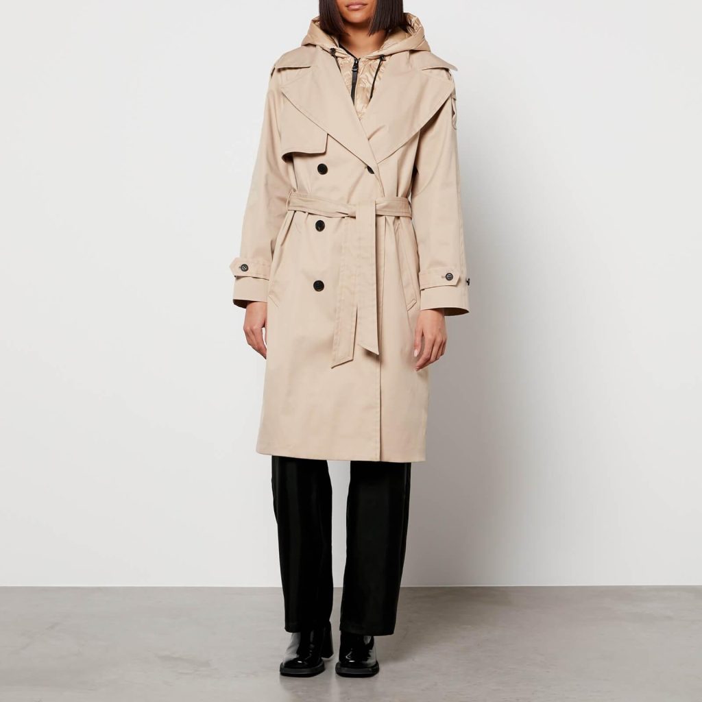 trench coat with hood