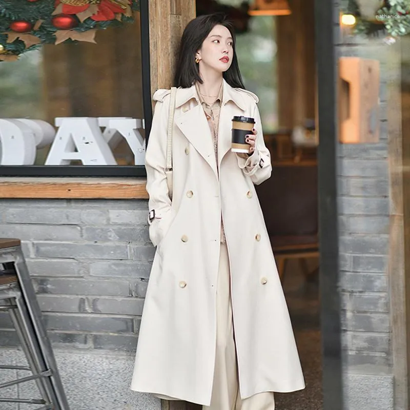 Cream trench coat 