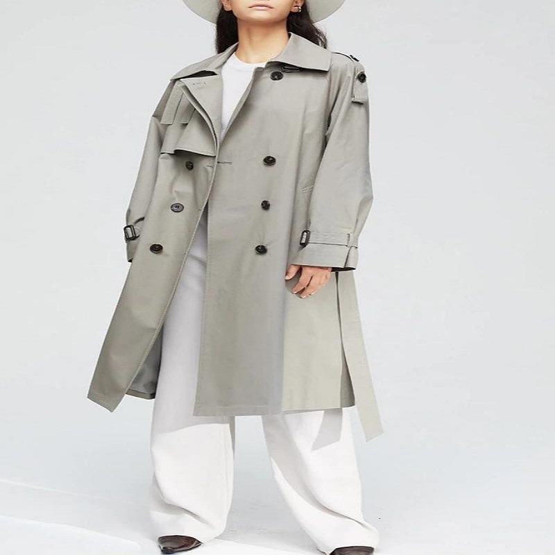 double breasted trench coat