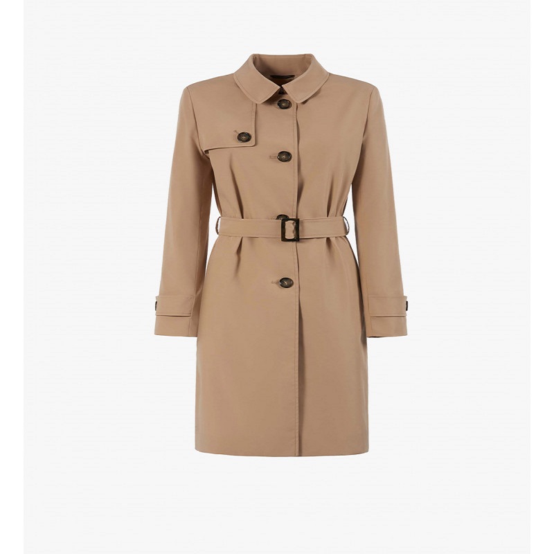 Camel trench coat