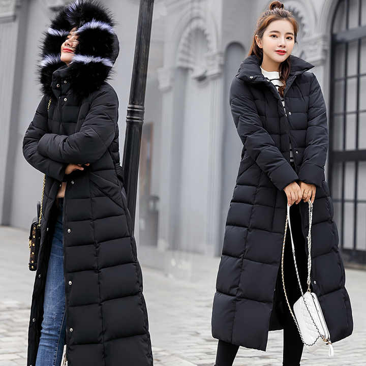 Fur trench coat