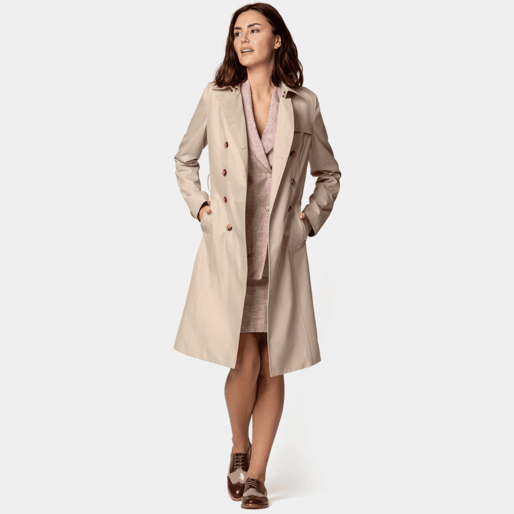 Tan trench coat womens