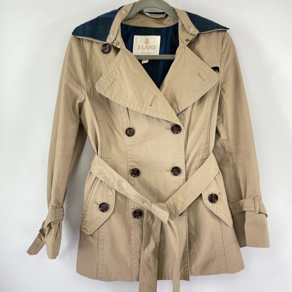 Tan trench coat womens