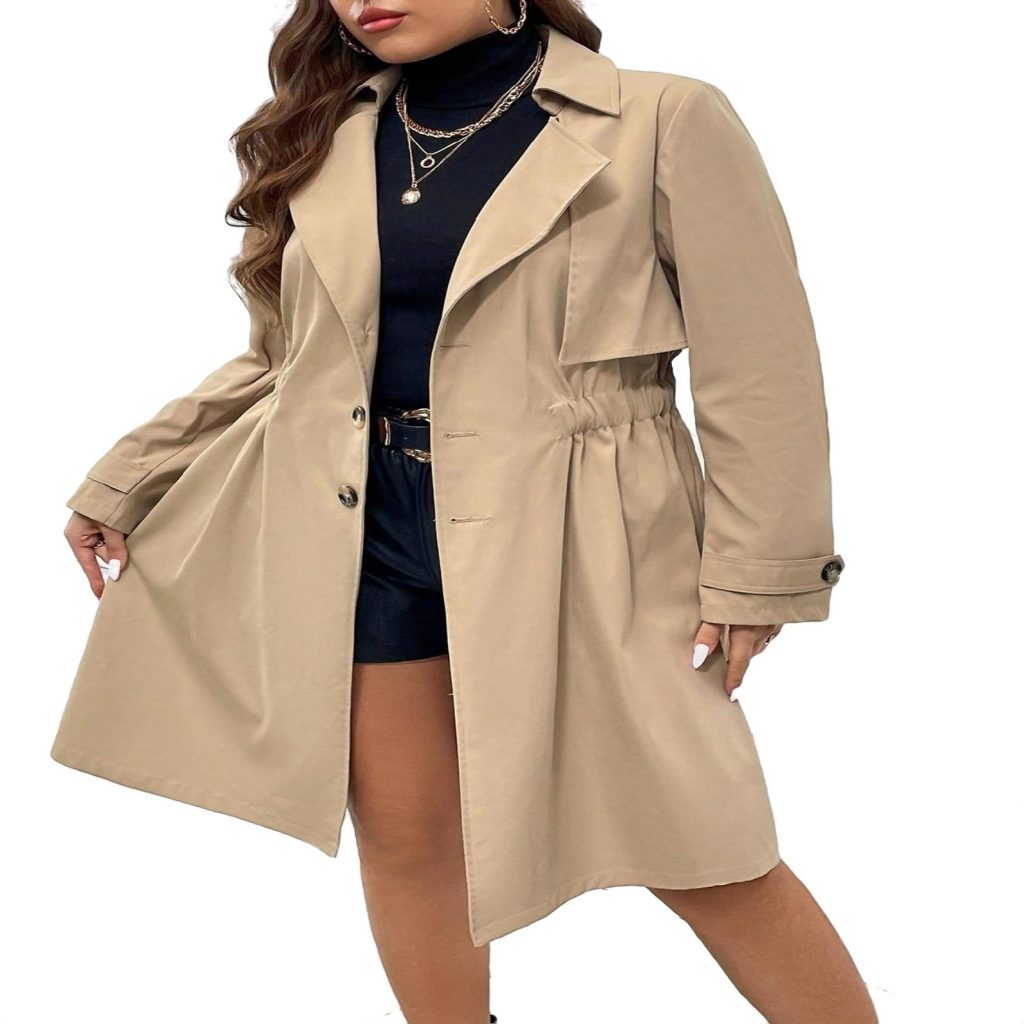 Trench coat plus size