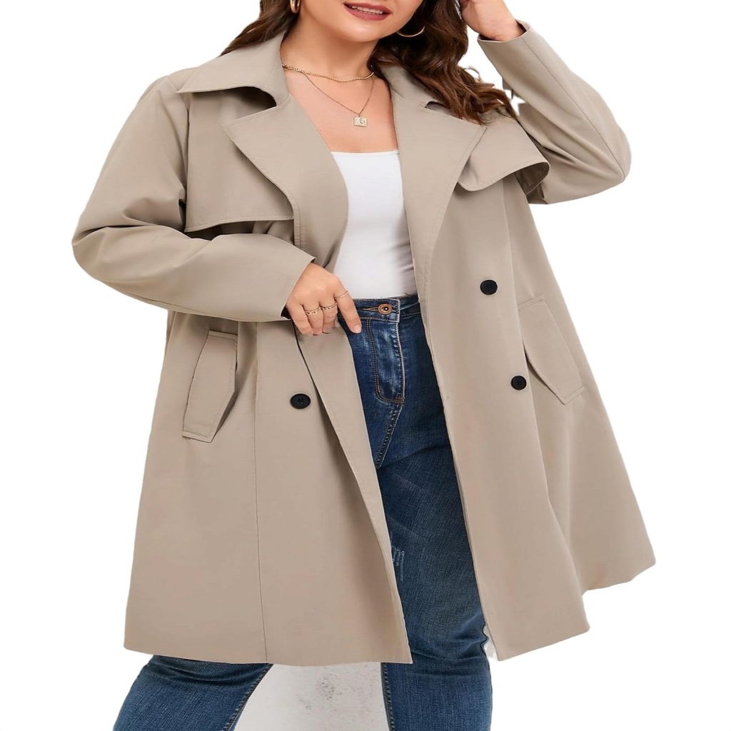 Trench coat plus size