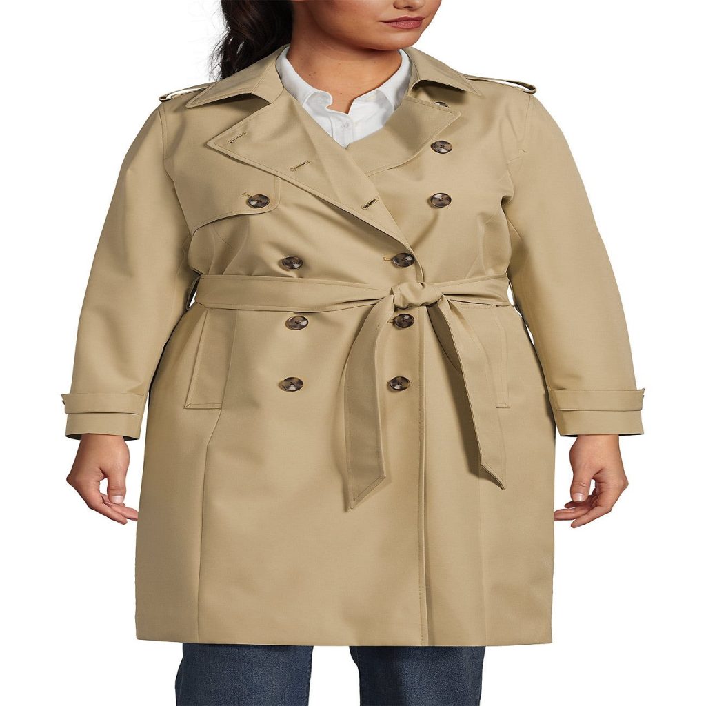 Trench coat plus size