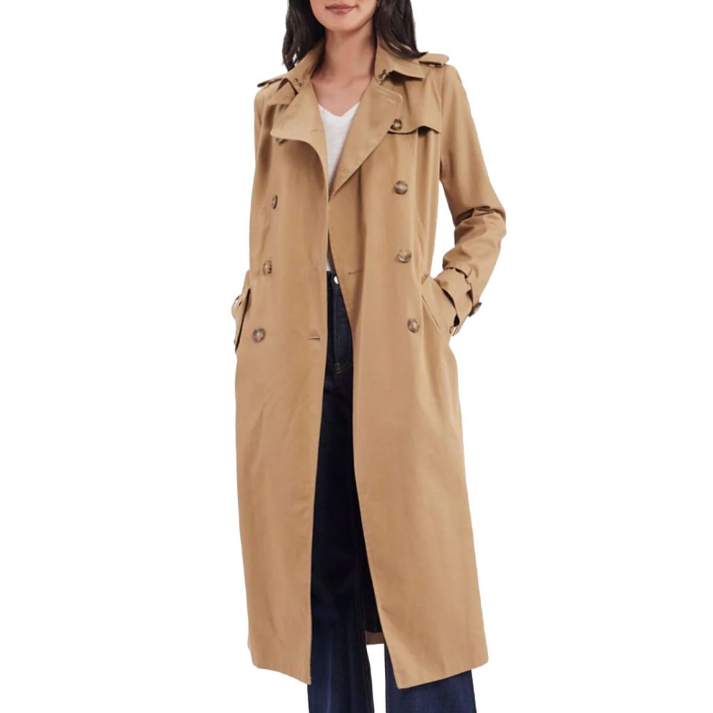 Beige trench coat womens