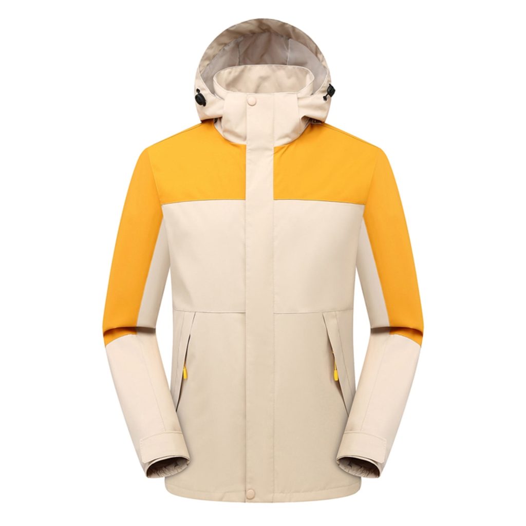 Women's chic hooded waterproof jacket