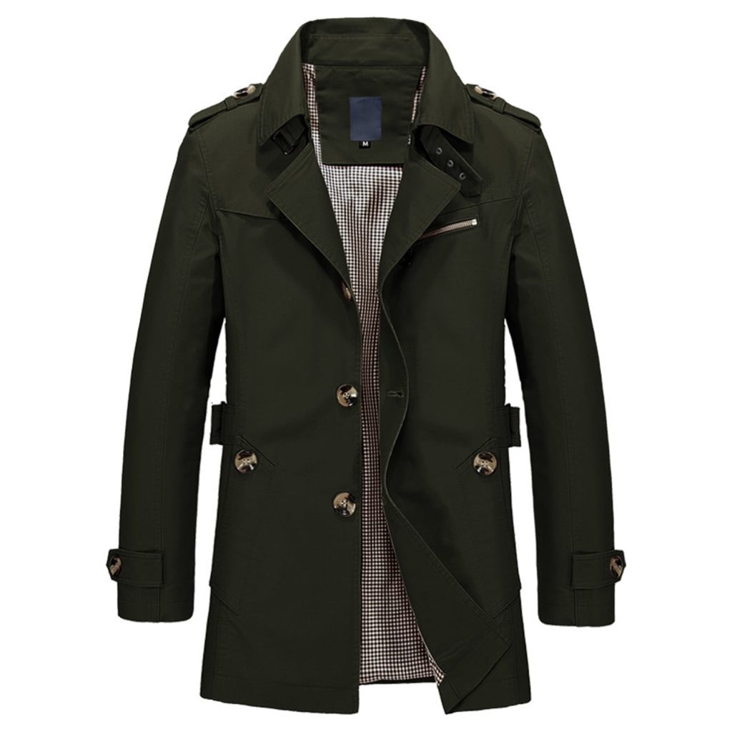 military trench coat