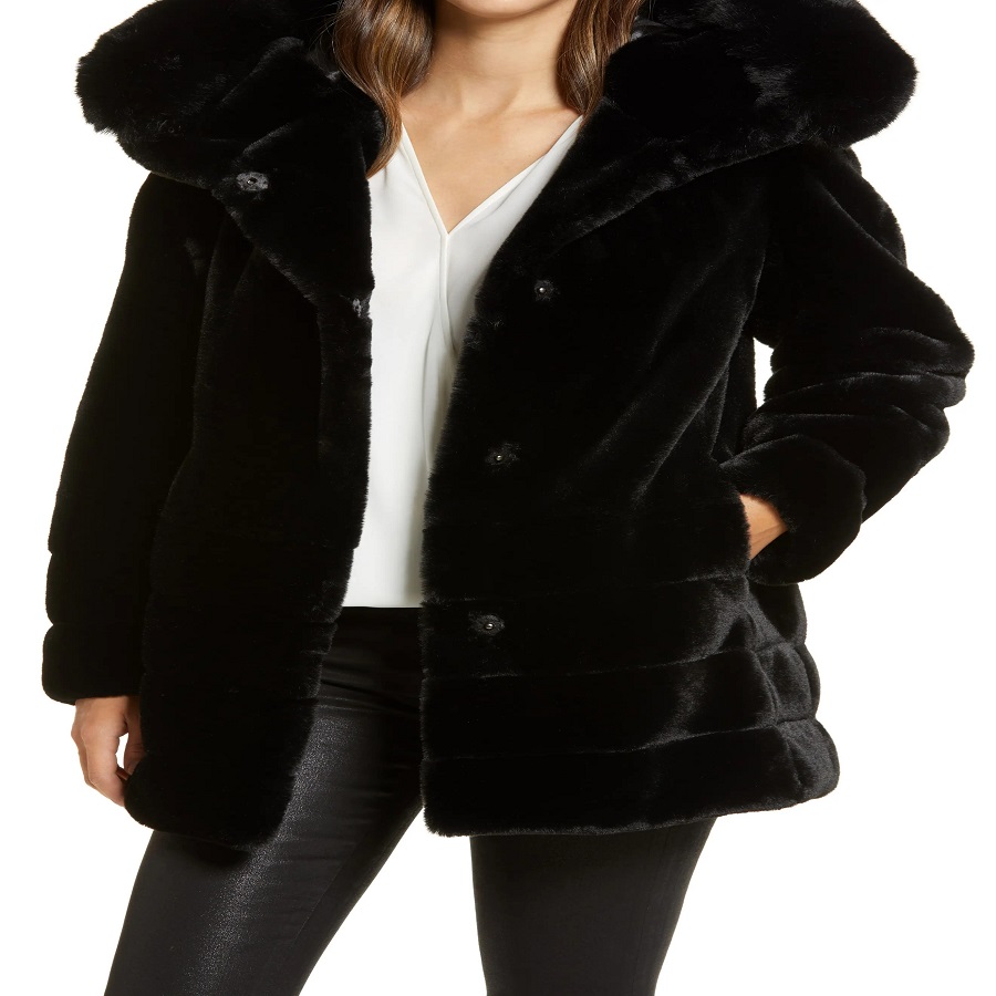 fur lined coat