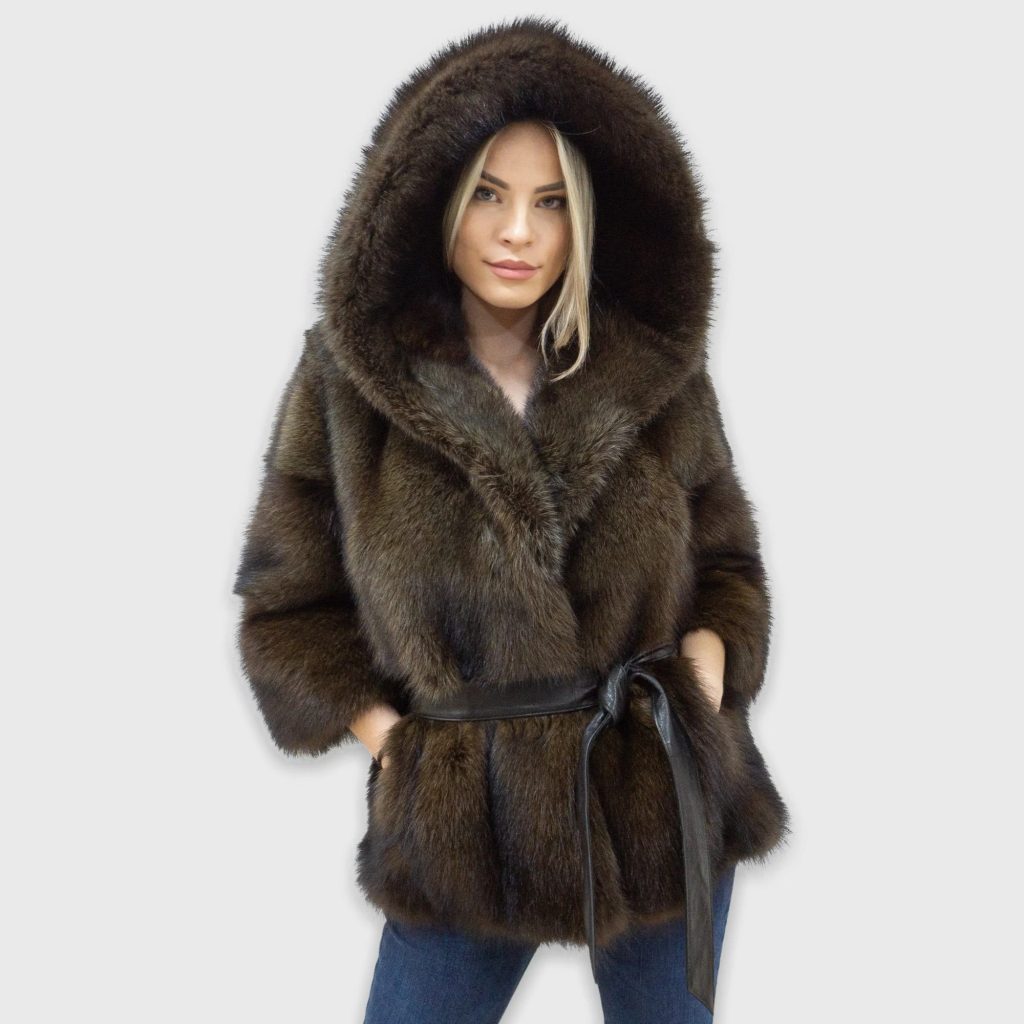 big fur coat