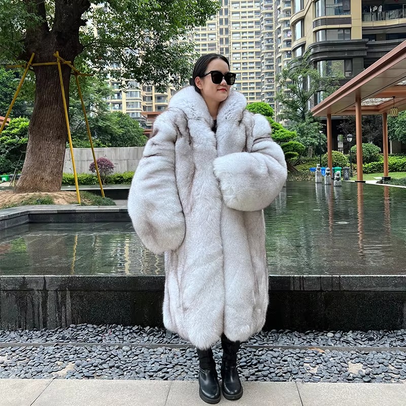 big fur coat