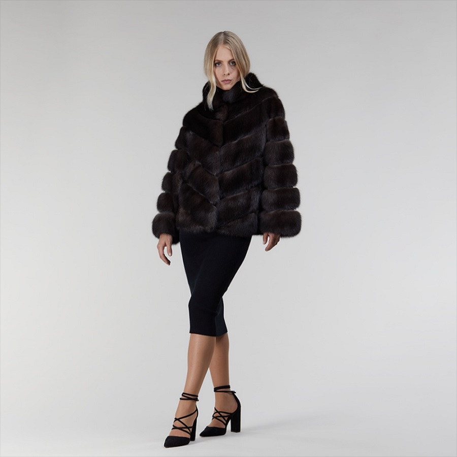 short fur coat