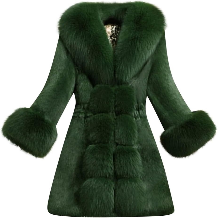 women fur coat