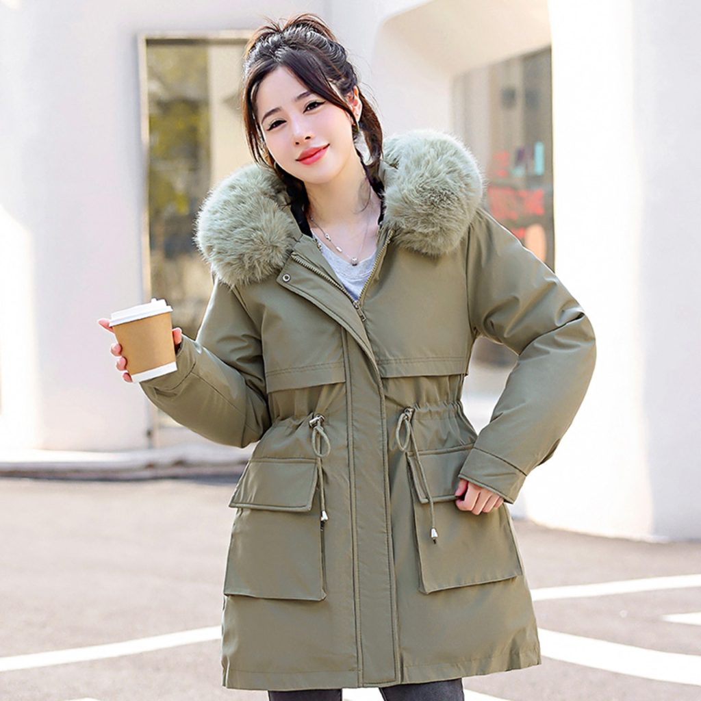 fur collar coat