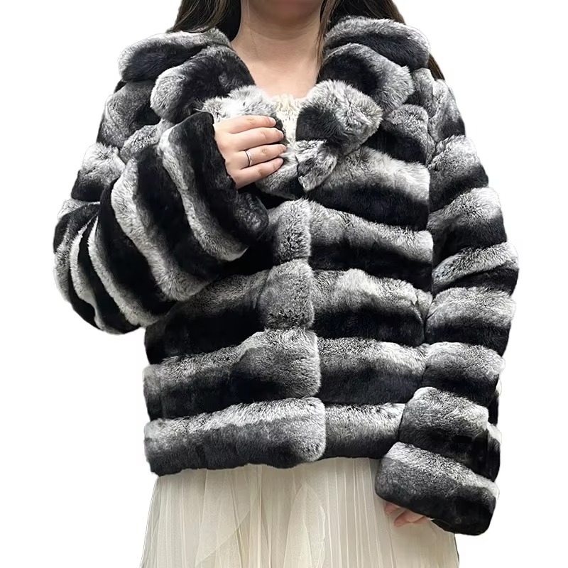 rabbit fur coat