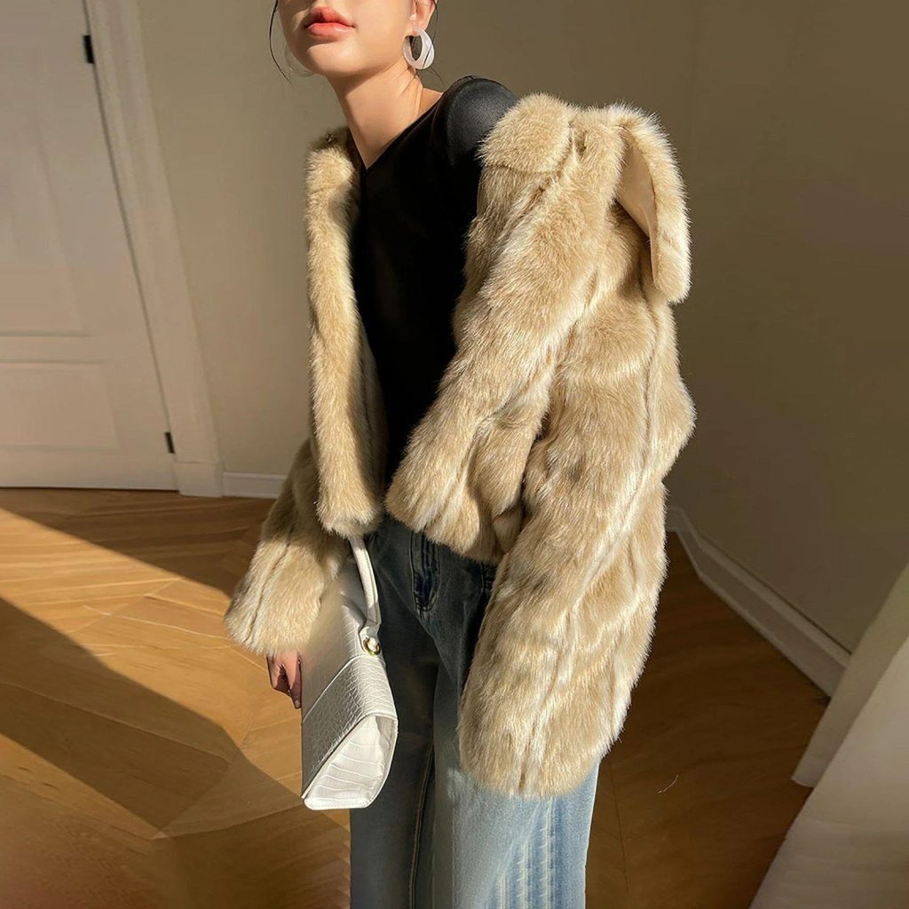 short fur coat