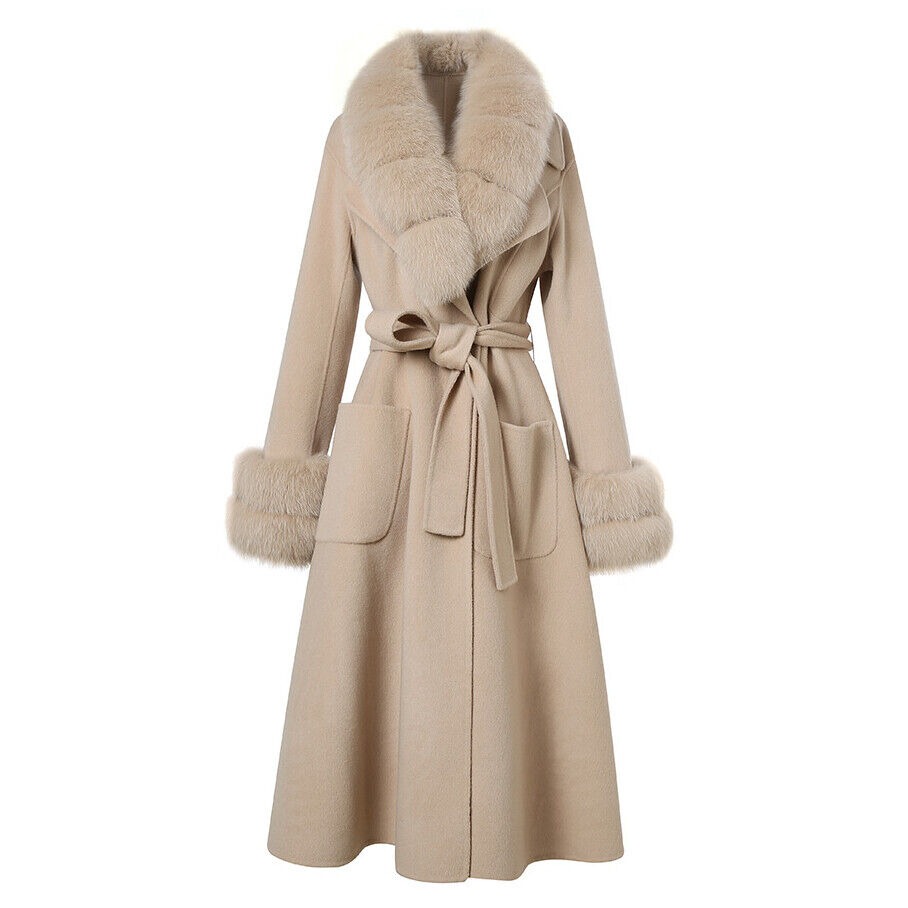 fur trench coat