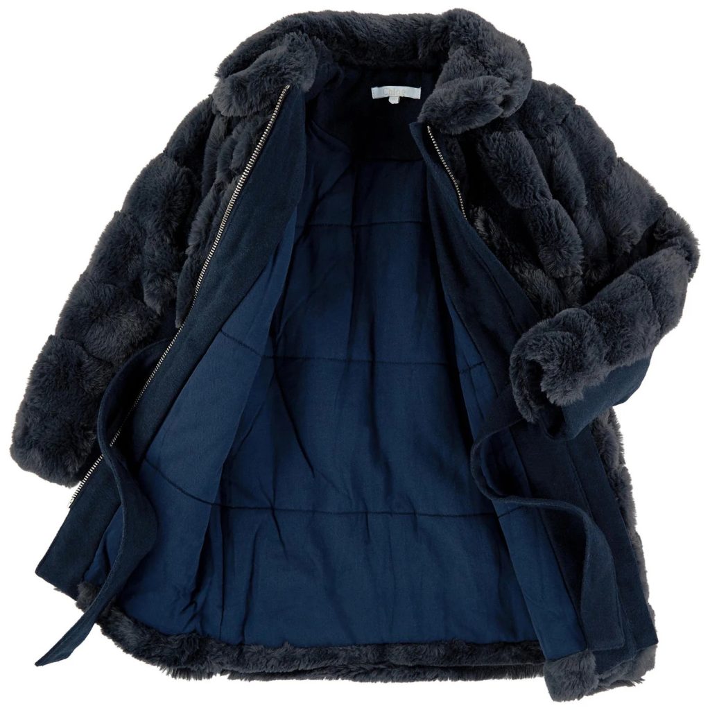 girls fur coat