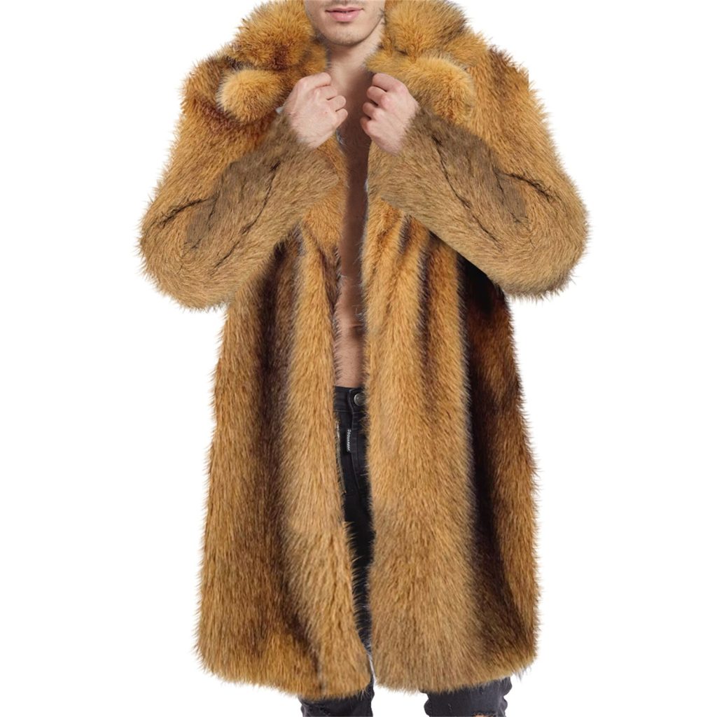 red fox fur coat