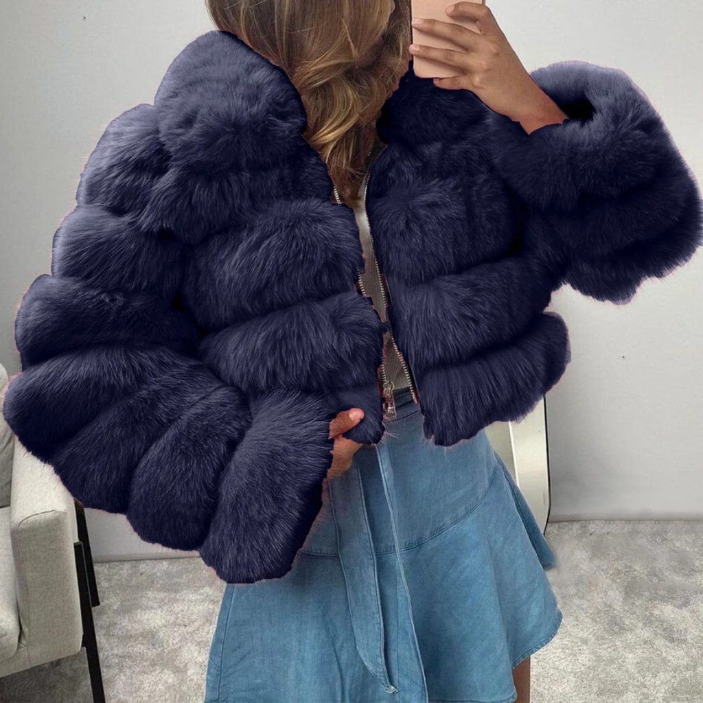 girls fur coat