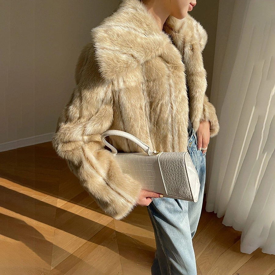 faux fur coat