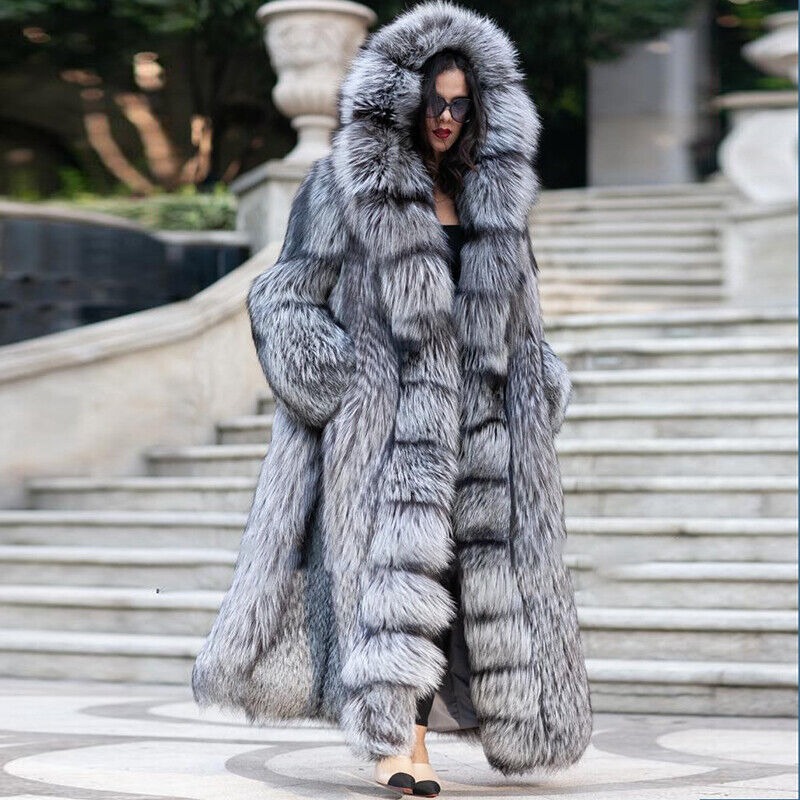 real fur coat